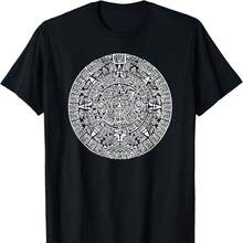 A1ztec A1ztec civilización Antigua Maya C1Alendar T1S1Hirt - Negro - Ver 1
