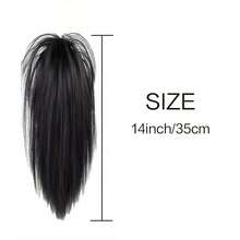 Waterfall High Crown Voluminous Ponytail Hair Extension Clip-In Short Ponytail Braid HA2886 - Multicolor - View 7