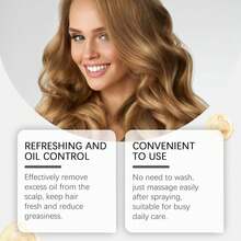 Hoegoa Volumizing Hair Spray, Lazy Oil Eliminator, Refreshing And Long-Lasting Style, Leave-In Spray - Apple - View 4