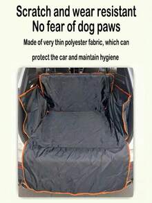 Multifunctional Waterproof Mat, Size 1.8m X 1m, Car Pet Dog Seat Cover, Suitable For Outdoor And Indoor Use - Black - View 6