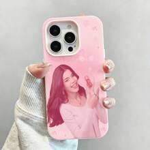 Tema de belleza rosa de Kendall Jennerfunda de teléfono Fundas compatibles con ,Apple,VIVO,OPPO,,, y Honor.Fabricadas en silicona TPU,ofrecen protección contra golpes y caídas. - Rosa - Ver 1