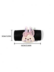 Cute Rabbit Car Roof Handle Cover, Creative Car Interior Door Handle Sleeve, Handle Protector, Car Handle Cover, Car Interior Accessories - Rabbit - View 11