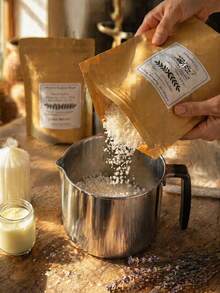 1000g/500g/250g/100g Natural Soy Wax, White Candle, Candle Making Raw Material, Container Candle, DIY Tea Candle, Cup Candle, Aromatherapy Candle - Soy Wax - View 3