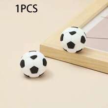 1/2/4pcs Creative Football/Basketball Shaped Pencil Sharpeners, PVC Material, Mini Single-Hole Pencil Sharpener, Back To School Student Essential - Multicolor - View 13