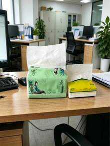 Portable Pocket Tissues 1/2/4/10 Packs Multi-Specification Optional For Home Office Dining Travel Daily Cleaning - Multicolor - View 3