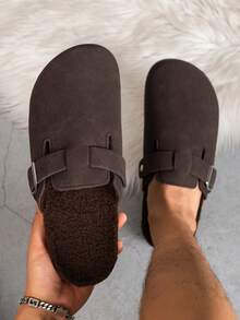 Dark Brown Fleece Lining