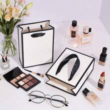2/1pc Small Paper Gift Bags, Handheld Party Gift Bags, Birthday Wedding Celebration Multi-Functional Tote Bags Gift Packaging - Gift Bags - View 4