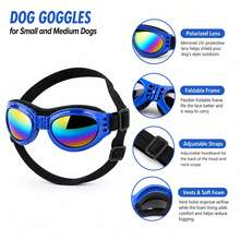 Adjustable Pet Helmet And Goggles Set, UV Protection Anti-Collision Dog Helmet Suitable For Dogs, Cats Outdoor Motorcycle Riding, Dog Supplies, Cat Toys, Cat Accessories - Multicolor - View 6