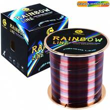 YACUMA New Rainbow Fishing Line 505M-552YDS High Sensitivity, Strong And Wear-Resistant Monofilament Nylon Line, Fluorocarbon Coating, Ultra-Smooth Casting, Main Line For Sea Fishing, Sub-Line, Fresh Water And Salt Water - Multicolor - View 18