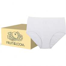 Fruit of the Loom Eversoft - Ropa Interior de algodón sin Etiquetas y Transpirable, Disponible en Tallas Grandes Ropa Interior para Mujer - Blanco - Ver 3