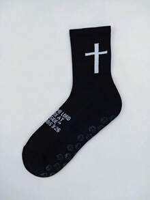 1/6 Paar neue Fußball-Sportsocken mit Kreuzstreifen, dicke Frottee-Sohle, rutschfeste Knöchelsocken, Unisex, geeignet für professionelles Training und Spiele, Weltcup Herren-Sportsocken bis zur Wade, Schulanfang - Verschiedenfarbig - Übersicht 6