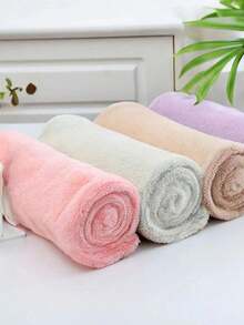 1pc Random Color Thickened Quick-Dry Hair Drying Cap, Super Absorbent - Multicolor - View 7