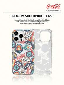 Coca-Cola Classic Phone Case, Vibrant And Passionate, Made Of Lightweight Materials With Anti Drop And Anti Slip Design, Protecting Your Phone Case In Cartoon Anime Style, Compatible With Apple 17, 17 Air,17 Pro,17 Pro Max,11,12,13,15,16 Pro,16 Pro Max,14 Plus,15 Plus,16 Plus,15 Pro,16 Pro Max,XR Waiting For The Model. Suitable For Gifting To Friends And Family - Clear - View 2