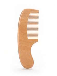 1/2 Pieces Hair Brush And Comb Set, Soft Goat Hair Bristle Wooden Hair Brush, Smooth Wood Comb, Portable Hair Grooming Styling Kit For Home Travel Daily Use - Multicolor - View 10