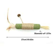 1pc Cat Stick, Used For Teeth Grinding And Cleaning, Relieving Boredom, Chasing And Playing, Promoting Cat Health And Exercise, Cat-Favorite Mint Scent, Perfect Gift For Pets, Promoting Intimate Interaction Between Humans And Pets - Multicolor - View 7