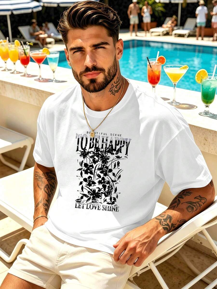 Men T-Shirts - White - View 1