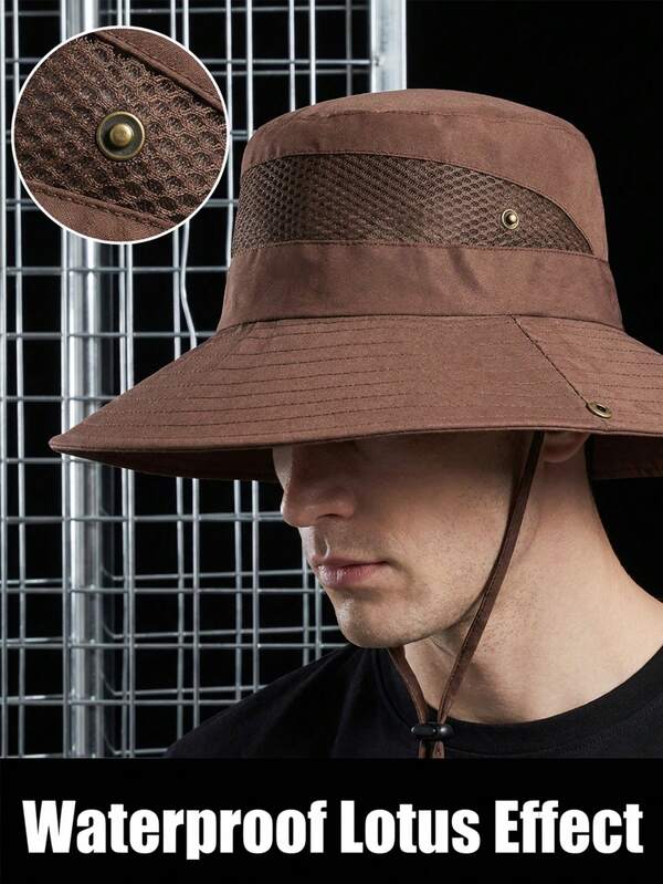 Breathable Fishing Hat With Wide Brim And Mesh Vent Quick Dry Sun Hats For Men And Women Uv Protection Outdoor Sun Hat Ideal For Summer Beach And Trekking Sun Hat Camping Equipment Fishing Accessories Hiking Hats Holiday Essentials