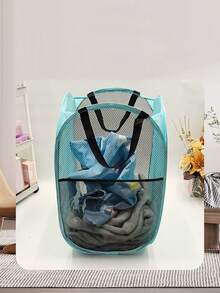 Collapsible Laundry Basket Large Capacity Dirty Clothes Bin Household Foldable Storage Container Portable Organizer For Bedroom Bathroom Dorm Room Organization Solution - View 4