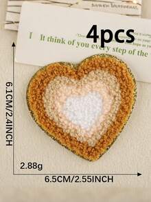 Strong Adhesive Heart-Shaped Self-Adhesive Embroidery Patch, Shiny Embroidery Patch, Suitable For Teenagers, Can Quickly Decorate Jackets, Hats, Towels, Bags, Jeans, Backpacks, Coats, Essential Accessory For DIY Clothing Accessories And Home Decor - Embroidery Patch - View 16