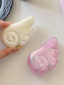 Ins Dreamy Laser Angel Wings Silicone Protective Case For AirPods 4/2/3/Pro, New 2nd/3rd Gen Apple Earphone Cover, Wireless Bluetooth Girly Style 5 - Baby Pink - View 5