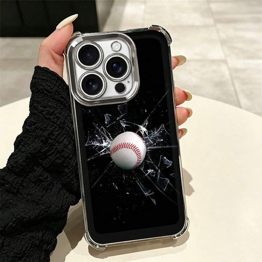 Baseball-Themed Cell Phone Case With A Modern Design And Full Drop Protection, Suitable For Multiple Mobile Phone Models Such As The 5 Series Up To The 17 Pro, Including Plus, Pro, Pro And 16e, The A And S Series With A03, A04, A04e, A05, A06, A12, A15, A22, A32, A34, A35, A54, A55, S23, S24 Ultra, Moto G52, G54, G84, C40, C65, M5s, M6 Pro 4G, X5, Pro And 9A, A3, Note 11 4G, A Comfortable And Durable Case For Everyday Personal Use - 多色1 - 查看 1
