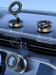 360° Three-Axis Folding MagSafe Car Phone Mount - Vacuum Magnetic Base, Supports Navigation, Compatible With All MagSafe Devices, Multi-Angle Adjustment, Compact Folding Design, Durable Hinge Structure, No Damage To Car Interior - A - View 6