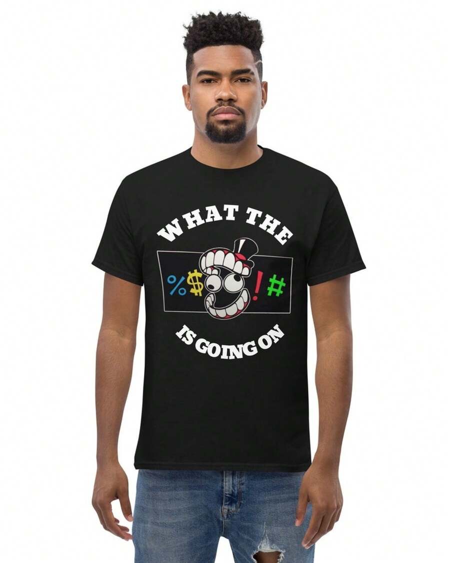 The A-mazing D-igital C-ircus  What The Bleep Is Going On Unisex T-Shirt, T-AD-C Cartoon Fan Apparel Casual Short Sleeve Tee,playera de hombre, playeras de mujer, camisas para niño - Negro - Ver 1
