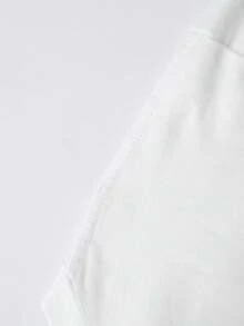 ChristmasCreative Front And Back Print Round Neck-Shirt, Summer Fashion Short Sleeve,Hot Item - 白色 - 查看 6