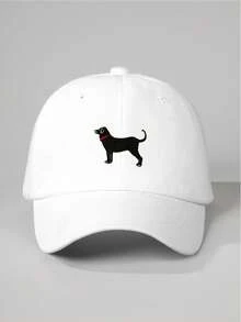 1 pieza Gorra de béisbol bordada con cachorro para mujer, gorra de béisbol lavada, gorra casual ajustable con protección solar para exteriores, adecuada para viajes de primavera/otoño, vacaciones en la playa, gorra de sol para hombres, gorra juvenil estilo Y2K - gorra de béisbol - Ver 16