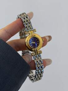 This Gold/Silver Square Bamboo Knot Quartz Watch Is Suitable For Daily Wear And Is Also A Perfect Gift For Birthdays And Christmas. - Silver and Gold - View 7