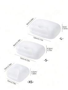 1PC Flip-Top Transparent Plastic Soap Box, Durable And Shatter-Resistant, Dust-Proof And Water-Resistant, Compact And Portable, Suitable For Home Bathroom, Business Travel, Camping, Keeps Soap Clean And Organized, Also Suitable For Homestay And Hotel Supplies - Transparent - View 5
