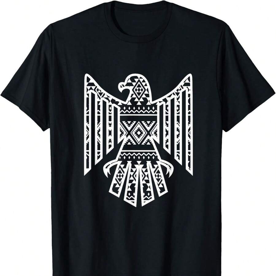 Civilización maya y azteca Águila azteca T1S1Hirt - Negro - Ver 1