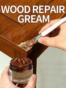 Wood Repair Paste - Furniture Repair Paste, Brown Repair Paste. Suitable For Repairing Scratches, Cracks And Faded Marks. Suitable For Wooden Doors, Windows, Cabinets, Tables, Chairs, Floors And Office Furniture - Solid State - View 5