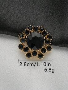 5pcs/Pack Multi-Color & Size Rhinestone Hollow Classical Metal Buttons For Coats & Jackets, DIY Decorative Buttons, Exquisite Craftsmanship, Handmade Sewing Supplies, Garment Accessories - Multicolor - View 16