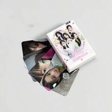 50張 Lomo卡 女團小卡套組 YUNAH MINJU MOKA WONHEE IROHA 雙面印刷 偶像收藏相卡 粉絲周邊禮物 - 彩色 - 查看 4