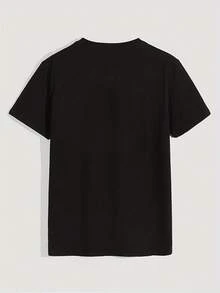 Camiseta corta de verano para hombre con cuello redondo y diseño casual con la frase 'No lo entenderías, una cosa de Elizabeth' - Negro - Ver 2