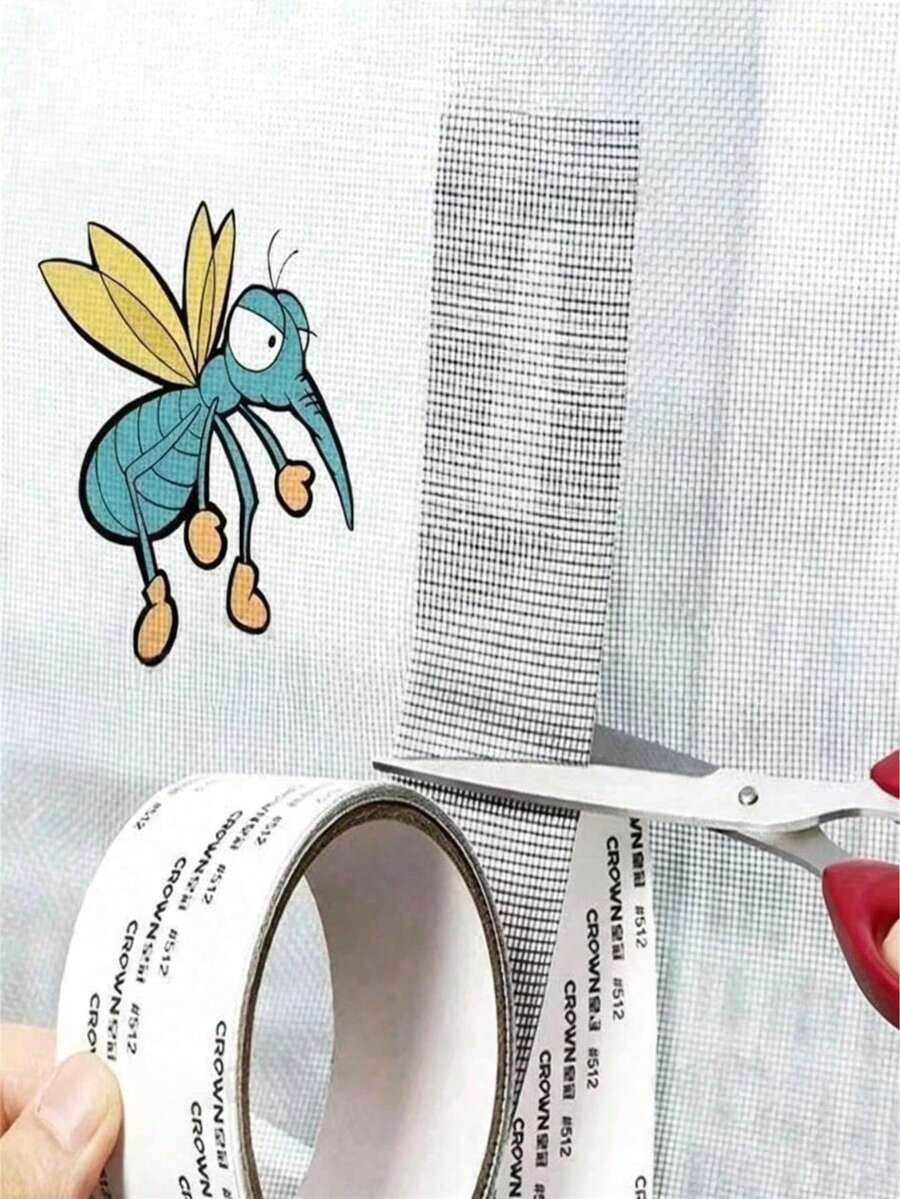 3/2/1 Roll Waterproof Self-Adhesive Window Screen Repair Tape, Insect Net Repair Patch, Suitable For Dorm Door/Curtain, Strong Adhesive Repair Tape, Used To Repair Damaged Window Screens, Length 2m/78.74in