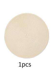 Bộ 1/4/6 miếng lót bàn ăn tròn đan, 15 inch, có thể giặt, chống trượt, chịu nhiệt, dùng trang trí bàn, lót bình hoa, phù hợp cho nhà bếp, phòng ăn, tiệc sinh nhật, đám cưới, tiệc đón bé sơ sinh, mùa tựu trường, tụ họp gia đình và các dịp khác - Nhiều màu - Xem 14
