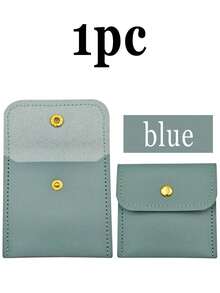 1/5/10pcs Faux Leather Jewelry Bags With Snap Closure - Luxury Gift Bags, Jewelry Packaging Bags, Jewelry Gift Bags, Wedding Birthday Return Gift Candy Bags, Suitable For Earrings, Necklaces, Bracelets And Rings Storage - Color - View 9