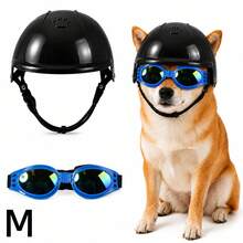 Adjustable Pet Helmet And Goggles Set, UV Protection Anti-Collision Dog Helmet Suitable For Dogs, Cats Outdoor Motorcycle Riding, Dog Supplies, Cat Toys, Cat Accessories - Multicolor - View 17