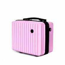 Premium 2-Piece Carry-On Luggage Set, Hard Shell Suitcase With Matching Vanity Case, Lightweight Travel Luggage With Spinner Wheels &Adjustable Handle - Pink - View 9