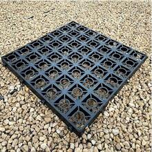 8 X Plastic Driveway Grids Black Plastic Mat For Turf, Grass, Lawn, Path & Gravel Protector Drainage Mat - 8 Turf Grids - View 3