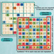 Wooden 9x9 Sudoku Board Game For Kids 3+, Colorful Number Blocks Logical Reasoning Puzzle Toy, Montessori Math Concentration Training Educational Desktop Game, Parent Interactive Brain Game Gift For Boys Girls - Multicolor - View 4