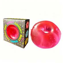 1 Peça Brinquedo de Alívio de Estresse Moldável de Maltose em Formato de Rosquinha, Brinquedo de Rebote Lento, Aperte Divertido, Essencial para Socialização-Interação-Família-Mais Vendido-Alívio de Estresse, Macio ASMR, Aperte, Rebote Lento, Crocante, Macio, Halloween - Multicolorido - Visão 7