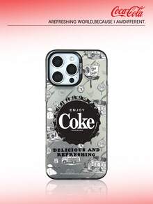 Coca-Cola Classic Phone Case, Vibrant And Passionate, Made Of Lightweight Materials With Anti Drop And Anti Slip Design, Protecting Your Phone Case In Cartoon Anime Style, Compatible With Apple 17, 17 Air,17 Pro,17 Pro Max,11,12,13,15,16 Pro,16 Pro Max,14 Plus,15 Plus,16 Plus,15 Pro,16 Pro Max,XR Waiting For The Model. Suitable For Gifting To Friends And Family - Black - View 1