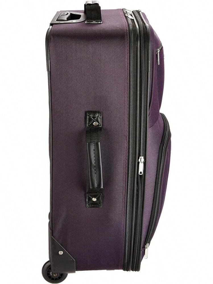 Rockland F32-charcoal, Juego De Equipaje, Carbón, Una Talla - Morado - Añade 4