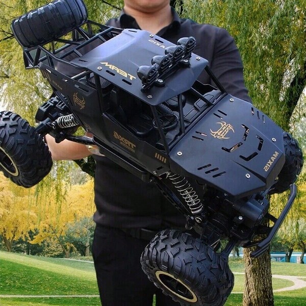 Mobil Remote Control 2026 Skala 1:12 Truk Off-Road, Bodi Logam Lampu Depan LED Truk Monster Off-Road RC, Mobil RC Hobi 4x4 Segala Medan Mainan untuk Anak Laki-laki, Anak-anak, Hadiah Dewasa 8-12 Tahun, Hadiah Tahun Baru, Hadiah Ulang Tahun, Hadiah Halloween, Hadiah untuk Orang Dewasa