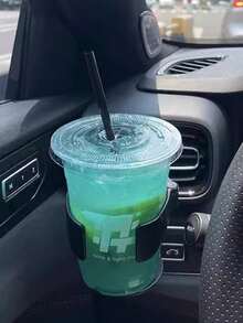 1/2pcs Car Cup Holder, Can Hold Tea And Drinks, Can Be Installed On Car Air Vent, With Ashtray Function, Universal Design, Suitable For Home And Daily Use - Multicolor - View 6