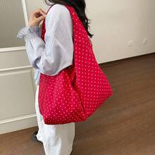 Fashionable Solid-Color Shoulder And Underarm Bag With Large Capacity, Multiple Pockets And Multiple Compartments - Light Grey - View 11