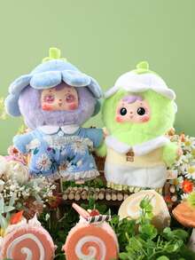 Authentic BEAUTY AN OPTIMEL Samuel Blind Box Series Flower Shadow Flowing Light Doll Blind Box, 6 Regular Styles + 1 Hidden Style, Flower Fairy Design, Movable Eyes Collectible Figurine Pendant, Birthday Holiday Gift For Girls Students [Non-Plush Filled] - Multicolor - View 4
